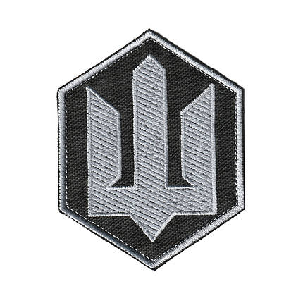 Вишитий шеврон патч на липучці Сили безпілотних систем України (СБС) Тризуб, фото 1