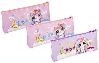 Пенал косметичка на блискавці Єдиноріжок 9380