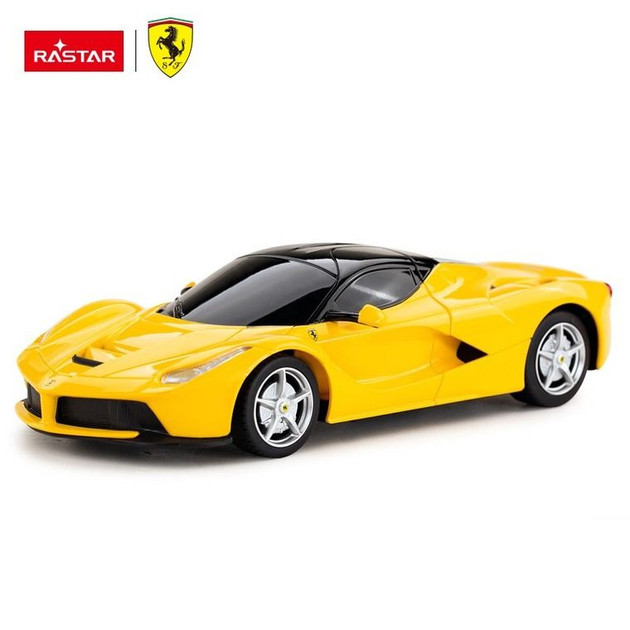 Автомобіль на дистанційному керуванні, жовтий, Rastar, Ferrari LeFerrari 1:24