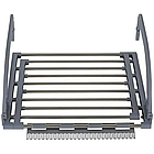 Сушарка для одягу на батарею розсувна 45-77 см/Навісна сушарка для білизни/Сушарка на батарею, фото 3