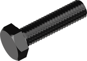 Болт 8х25 метричнй з шестигранною головкой і повною різьбою, кл.міц. 10.9, DIN933, БП