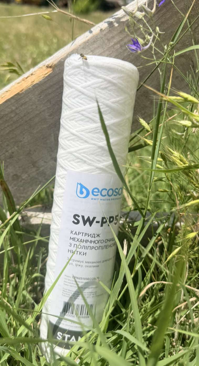 Картридж зі спіненого поліпропілену Ecosoft 2,5"x10" 5 мкм:, фото 1