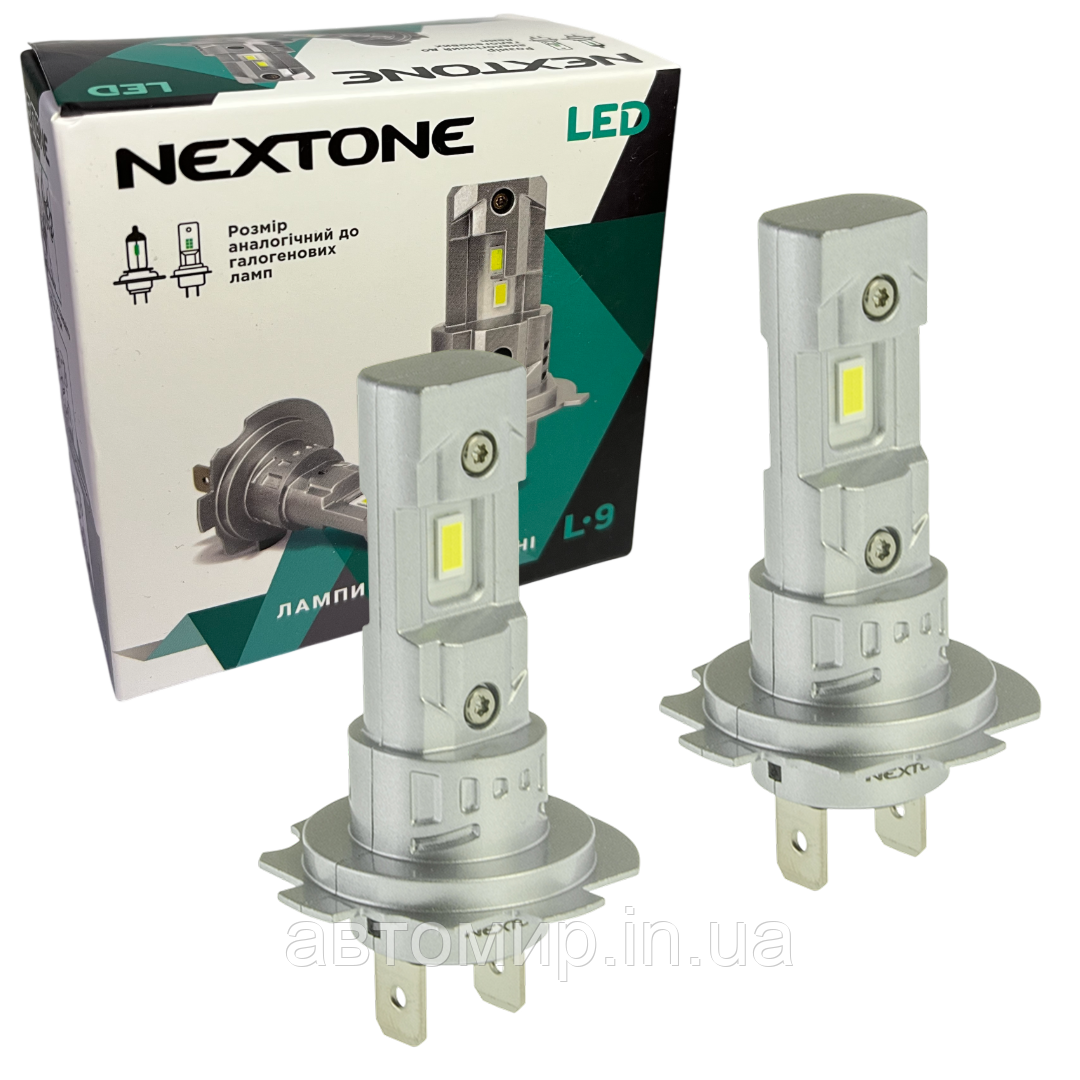 Автомобільні світлодіодні LED/ЛІД лампи у фару головного світла Nextone L9 H7 11-18V 6000K 20W 6000L