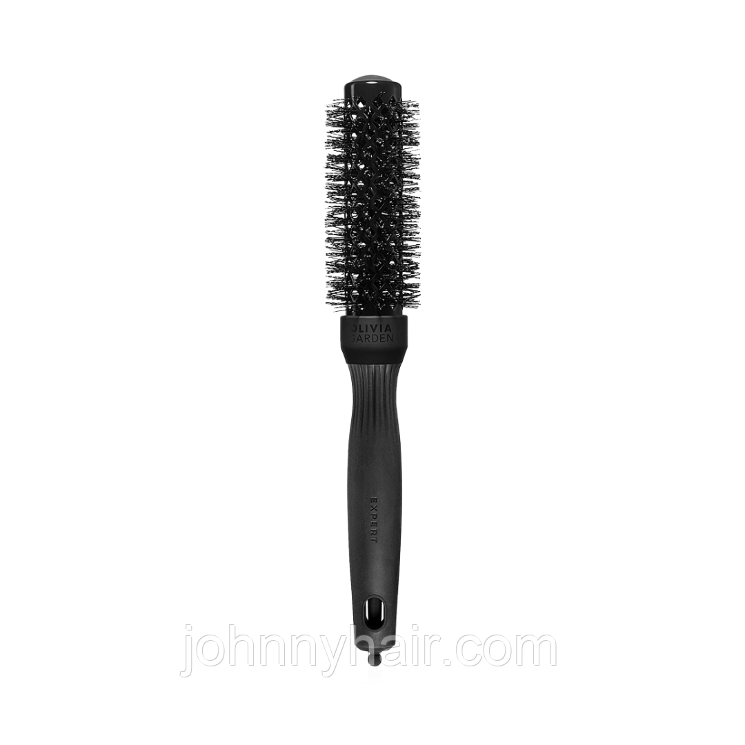 Термобрашинг Olivia Garden EXPERT BLOWOUT SHINE Wavy Bristles Black Label 25, фото 1