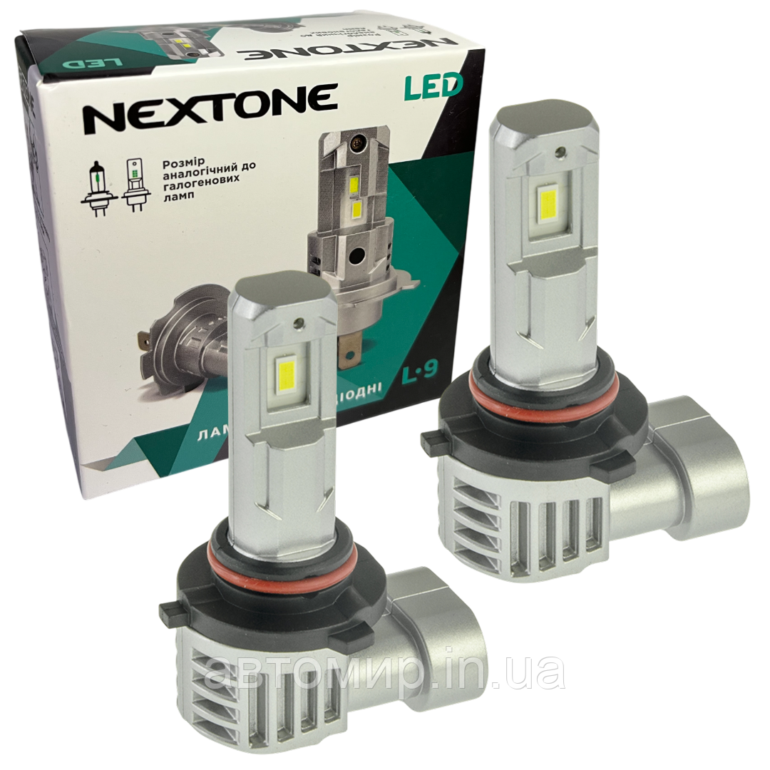 Автомобільні світлодіодні LED/ЛІД лампи у фару головного світла Nextone HB3 L9 11-18V 6000K 20W 6000L
