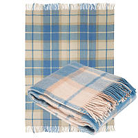 Плед напіввовняний, плед з логотипом, плед з брендуванням