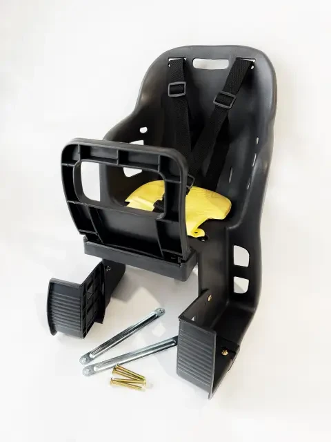 Пластмасове велосипедне крісло для дітей від 1 року і вагою до 22 кг СЕРОЕ