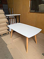 Стіл обідній колір білий розмір 90*150 см