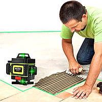 Осепобудівник 360, Будівельний лазерний рівень із лазерним променем 4D (16 ліній), Рівень для підлоги лазерний, BSP