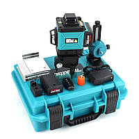 Осепобудівник 360 Makita (4D/16 променів), Рівень із лазером, Рівень 360 град, Лазерний нівелір 16 ліній, BSP