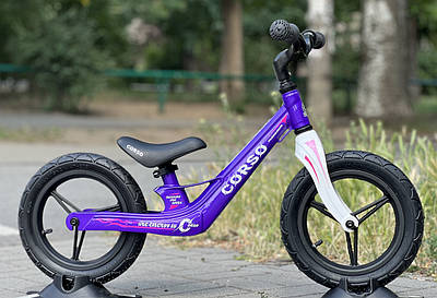 Біговел велобіг 12" Corso 22709 бузковий