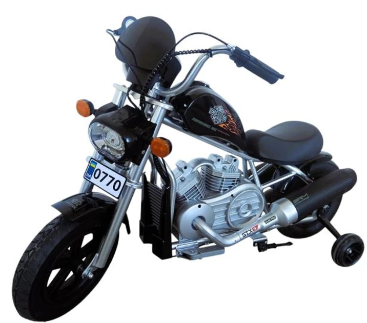 Мотоцикл електричний дитячий Corso H-59720 (1) двигун 160W, акумулятор 24V5Ah, Bluetooth, звук двигуна, фото 1