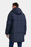 Зимова чоловіча парка Finn Flare W20-42007-101 Down Fill темно-синя S, фото 4