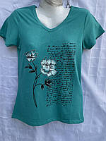 Футболки жіночі, кольору мікс (44-50) гуртом купити від склада 7 км Одеса