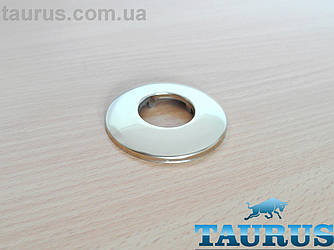 Золотий круглий фланець ThermoPulse Gold розмір D60 мм / висота 8 мм, під внутрішній розмір 3/4" (26мм). Н/ж сталь