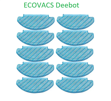 Серветки (ганчірки) для робота-пилососа Ecovacs Deebot OZMO N8 T8 N10 10 шт, фото 1