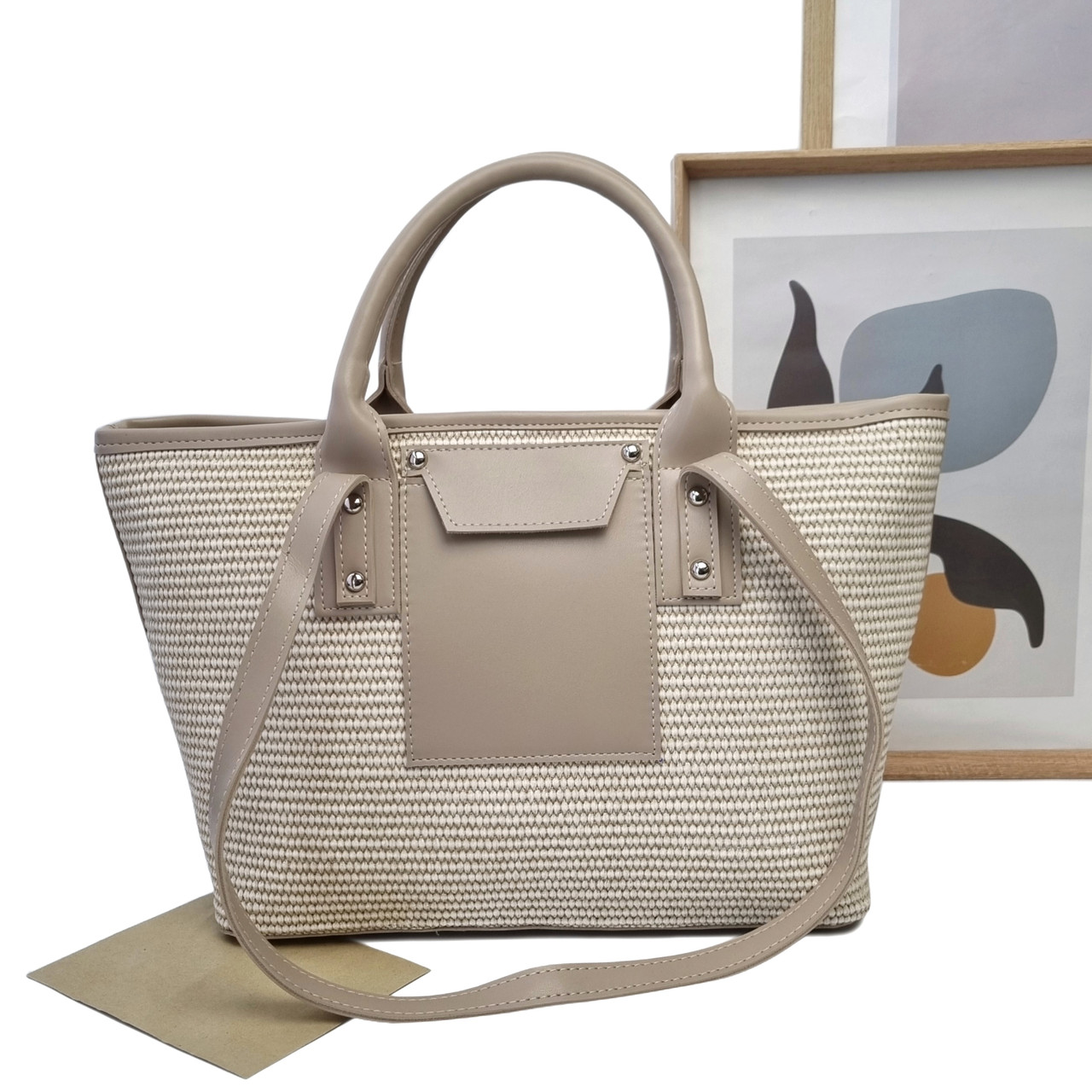 Жіноча сумка-тоут поліестер бежевий Арт.276 beige Luck Sherry's (Укравана)