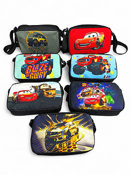 Дитяча сумочка 11*19,5 см з довгим ремінцем принт у різних варіантах Kay