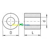 Гумовий відбійник гуркоту 21x40x38 John Deere – Z37972, фото 2