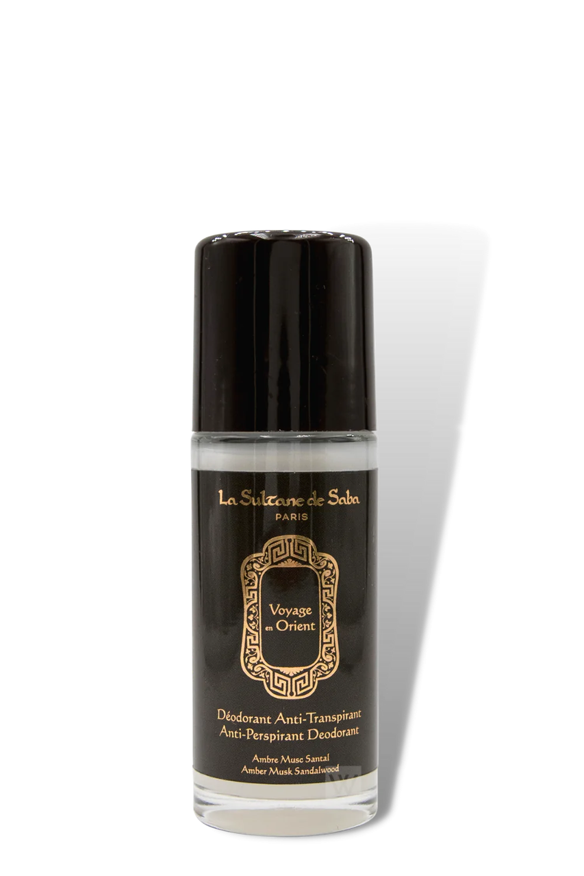 Дезодорант-антиперспірант з ароматом амбра, мускус і сандал LA SULTANE DE SABA Anti-Perspirant Deodorant Voyage en Orient (50 ml)