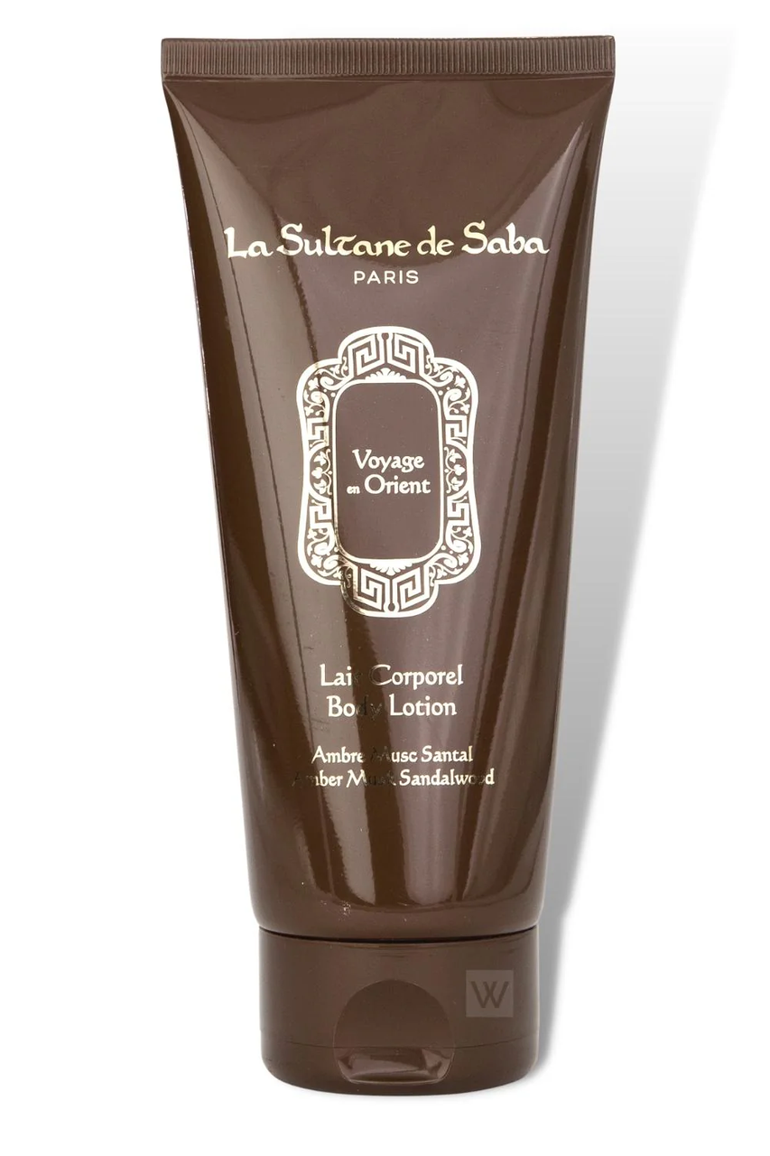 Молочко для тіла з ароматом Амбра, Мускус і Сандал LA SULTANE DE SABA Body Lotion Voyage en Orient (200 ml)
