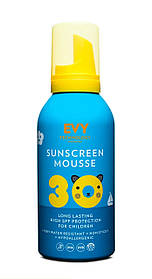 Сонцезахисний мус для дітей та немовлят EVY Technology Sunscreen Mousse SPF30 (150 ml)