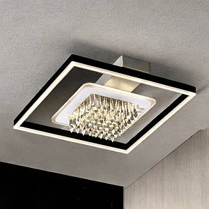 Люстра Led до 20 м² люстра світлодіодна з пультом 120 Вт (SY-16041/3 BK+WH)