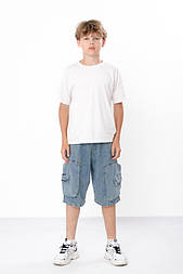 Стильні джинсові літні штани для хлопчика