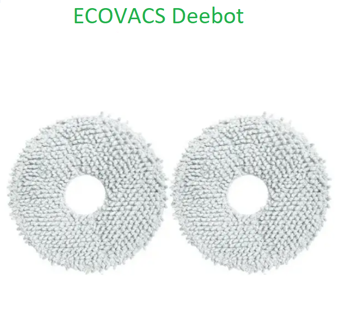 Серветка ганчірки  для робота-пилососа Ecovacs Deebot T10 turbo X1 ( DEX11) T20 ( DLX23 ) T30 ( DDX14 ) X2 2шт