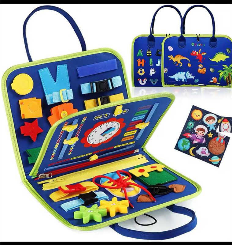 Логічна папка фетр, часові позначення, пазли, рухомі шестерні, ремінці, липучки, пряжки C 70902