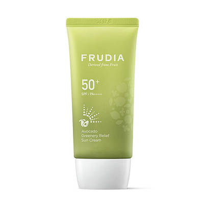Сонцезахисний крем з авокадо для Frudia Avocado Greenery Relief Sun Cream SPF50