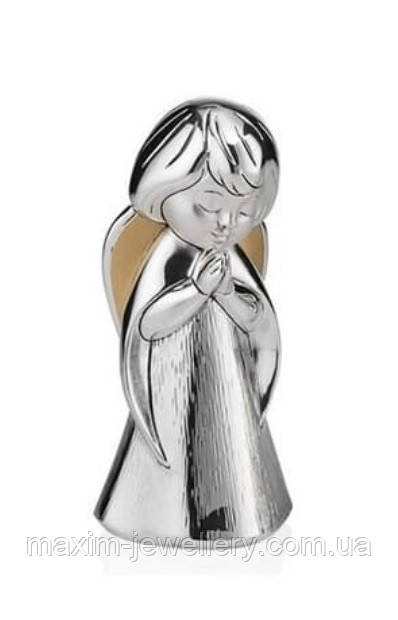 Посріблена статуетка ангела в молитві, фото 1