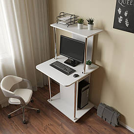 Компьютерный стол на колесиках XDesk-12 для работы с ноутбуком и ПК с местом для системного блока