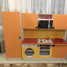 Детская игровая кухня Фиона DS-78 зеленая для девочек кулинарная игрушка для творчества и игр