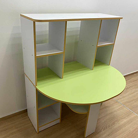 Детский столик Помічник для творчества и рисования с полочкой для учебных материалов