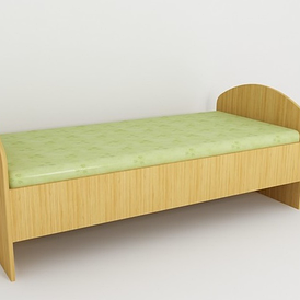 Кровать ясельная DS-714 детская кровать из ЛДСП с закругленными углами для комфортного сна ребенка