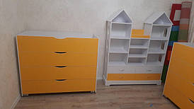 Кровать 4-х ярусная с крышкой для детских садов компактная мебель для дошкольников с высокой прочностью