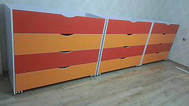 Кровать 4-х ярусная с крышкой для детских садов компактная мебель для сна и отдыха детей