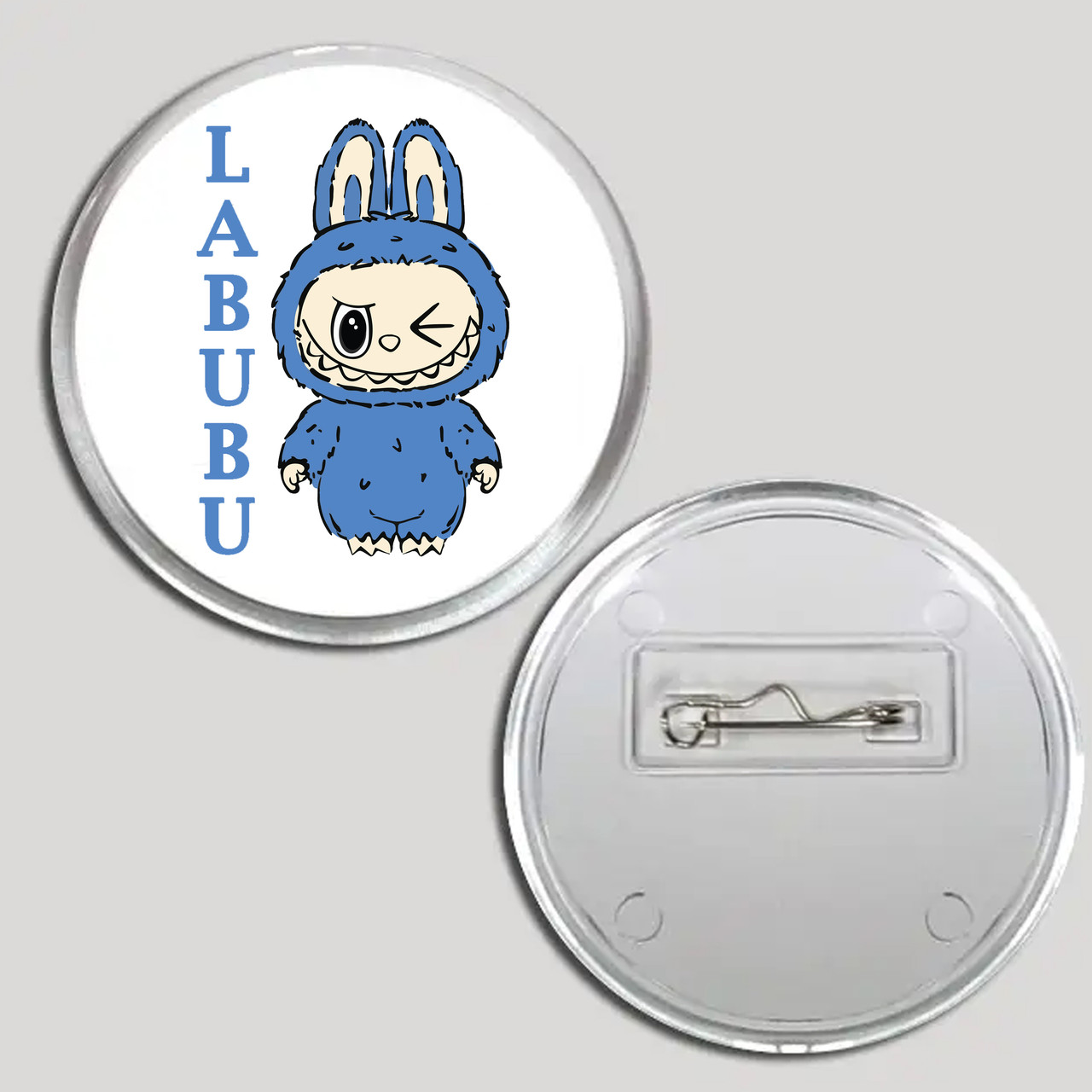 Акриловий значок з друком "Labubu" №2 (27389), фото 1