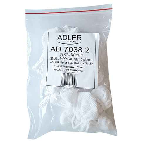Запасні серветки 5 шт Adler AD 7038.2