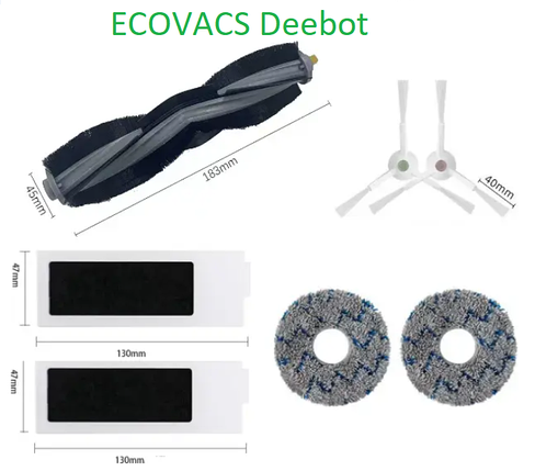 Набір максимальний для робота-пилососа Ecovacs Deebot Ozmo T20 усі моделі, фото 1