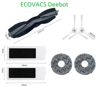 Набір максимальний для робота-пилососа Ecovacs Deebot Ozmo T20 усі моделі