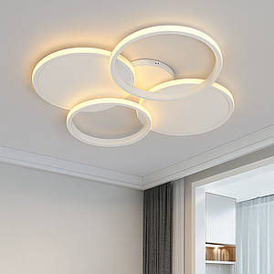 Led люстра до 18м² у білому корпусі 90W (1165 White)