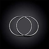 Сережки кільця великі круги Конго стерл. ср., фото 5