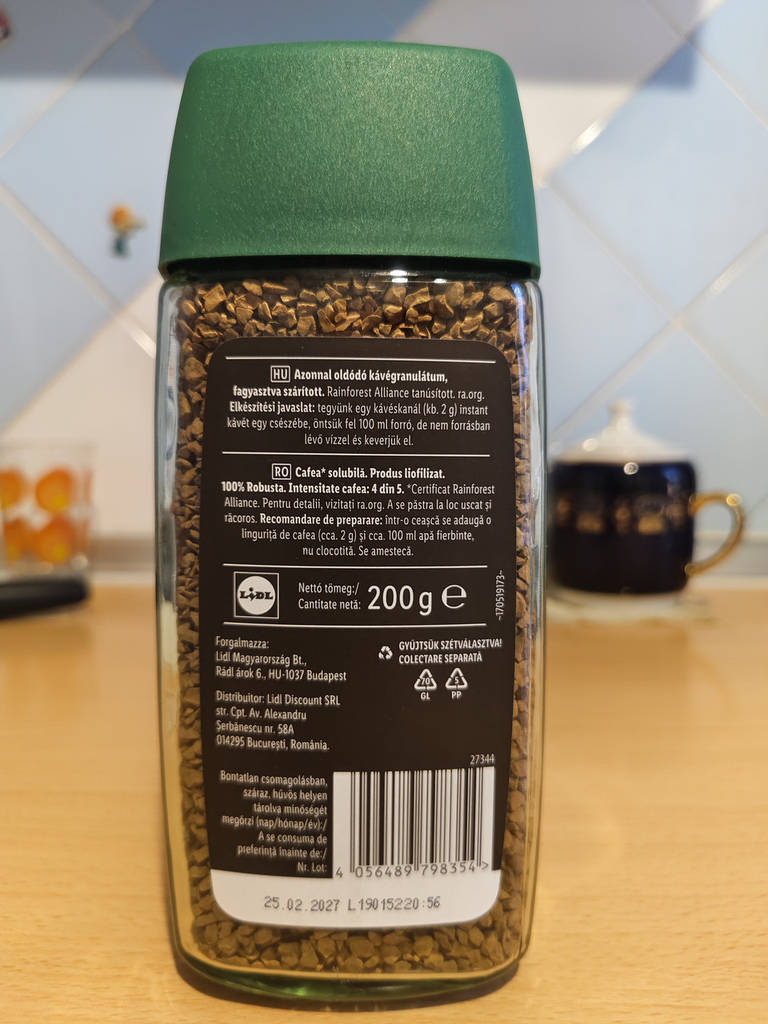 Bellarom Green, розчинна кава, 200 г с/б - фото покупців 2