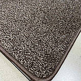 Ковролін коричневий меланжевий для спальні та вітальні ширина 4 метри Fuego 45, фото 3