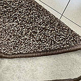 Ковролін коричневий меланжевий для спальні та вітальні ширина 4 метри Fuego 45, фото 8