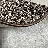 Ковролін коричневий меланжевий для спальні та вітальні ширина 4 метри Fuego 45, фото 4