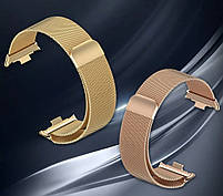 Ремінець для фітнес-браслету Xiaomi Smart Band 9Pro / 8Pro Milanese design Rose gold, фото 5