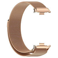 Ремінець для фітнес-браслету Xiaomi Smart Band 9Pro / 8Pro Milanese design Rose gold, фото 3